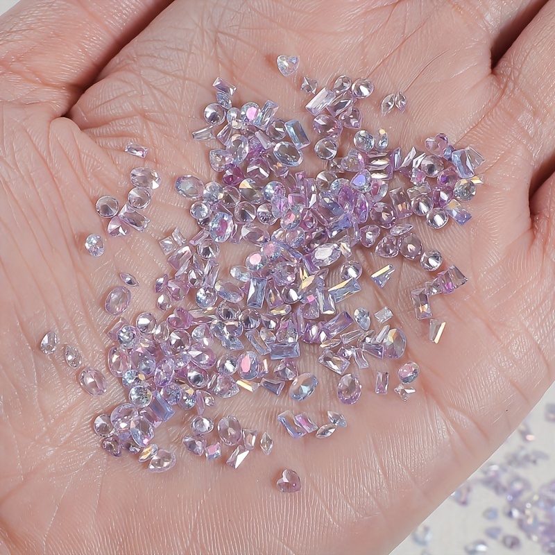 

50pcs Nail Art Rhinestones, Multi-shape Crystal Nail Art Gemstones For Making Accessories Shoes, Clothes, Makeup, Bags, Nail Art Decoration