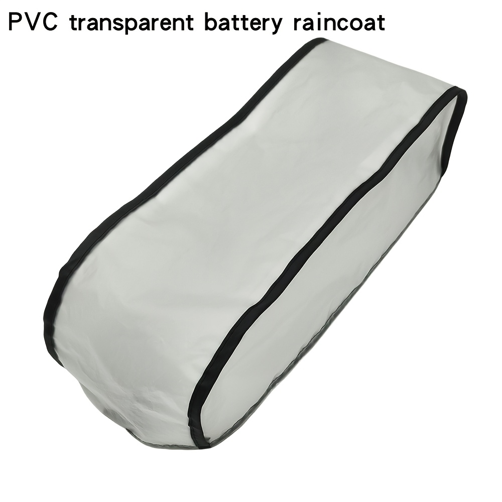 TEMU 1 Housse de batterie de vélo, housse de imperméable à , à et à la poussière, manchon de -poussière avec cordon de serrage et sangle de fixation,