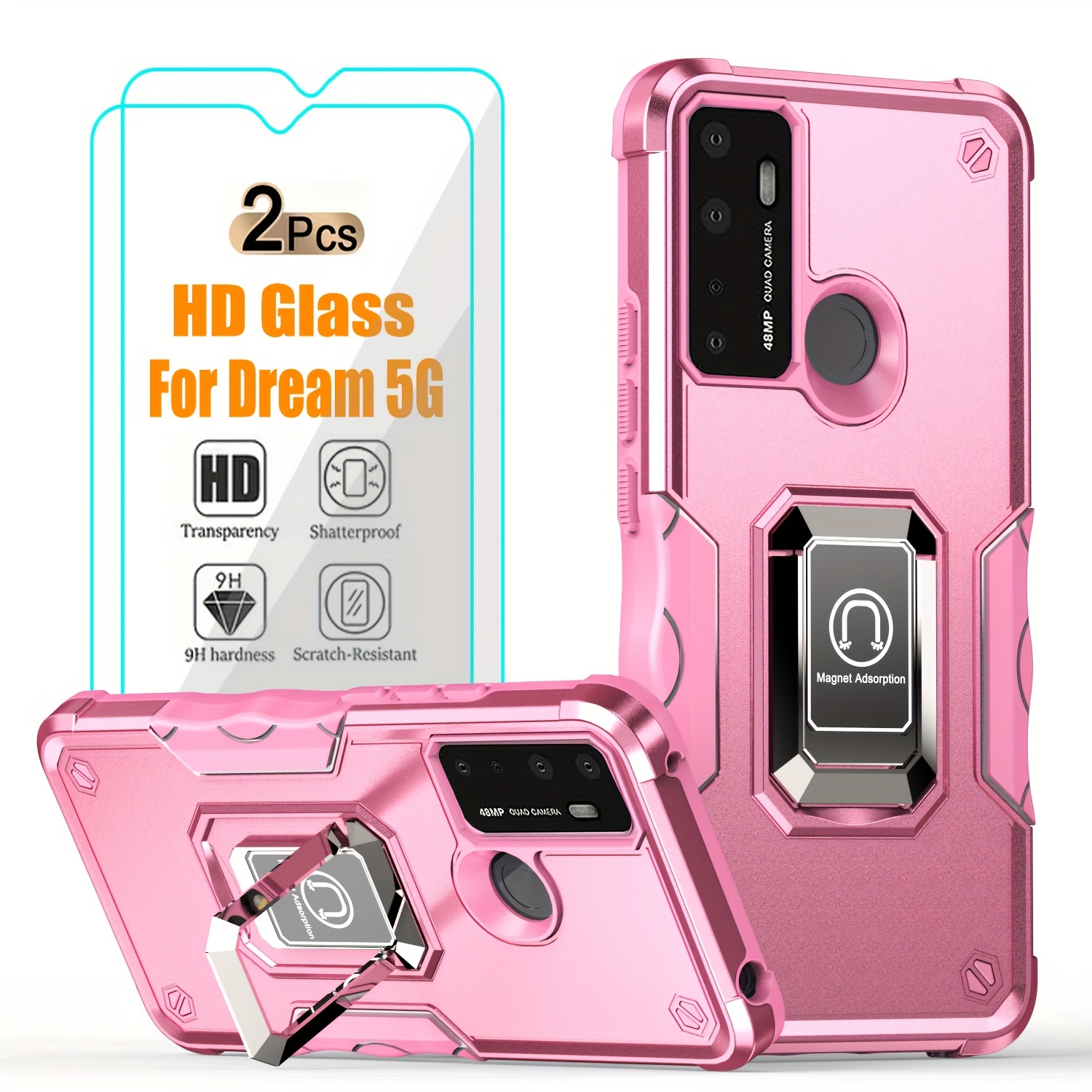 Phone Case Hd Screen Protector Compatible Cricket Dream Temu