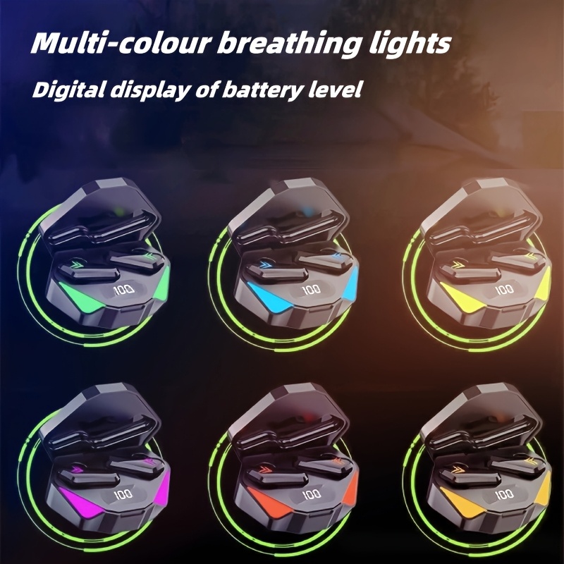 X15 Cool Flashing Battery Level Display Suitable for Gaming, Listening to Music, Making Calls with Ultra-Low Latency