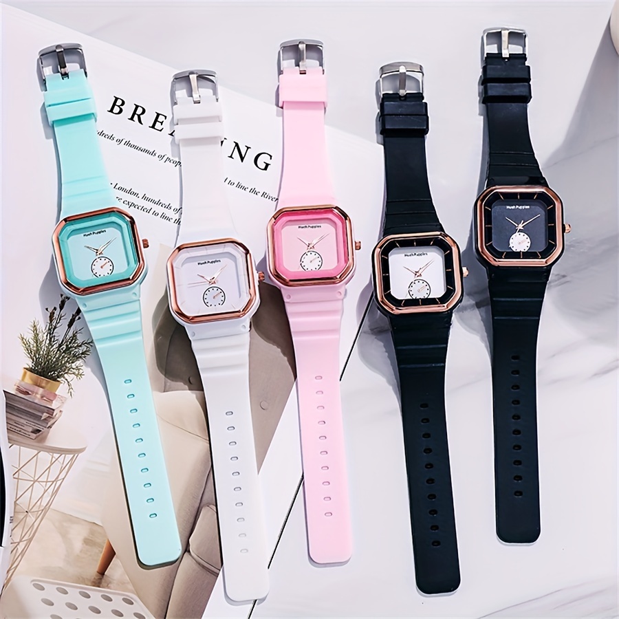 Reloj Infantil Silicona Suave Multicolor Reloj Cuarzo - Temu