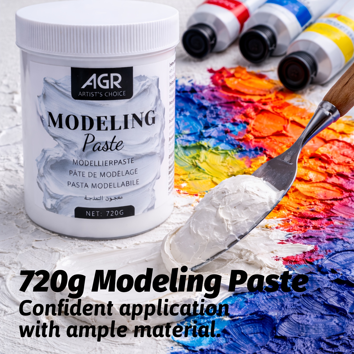 720g Of Modeling Paste For 3d Textures And Art Projects