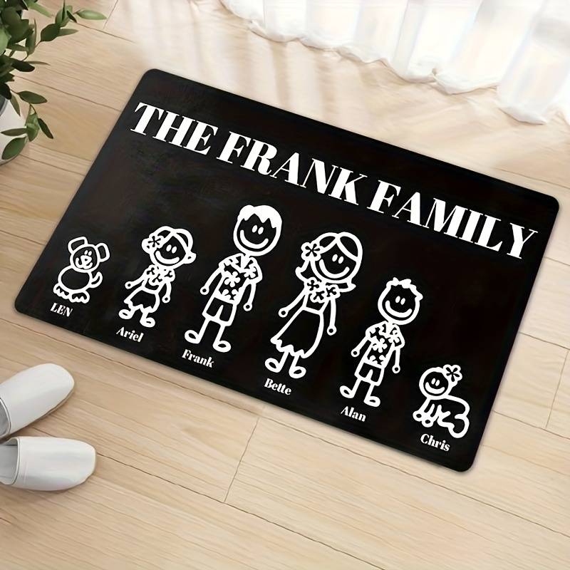 Zerbino In Flanella Con Motivo Floreale, Antiscivolo, 40x60 Cm, Assorbente E Lavabile, Ideale Per Ingresso, Cucina E Bagno