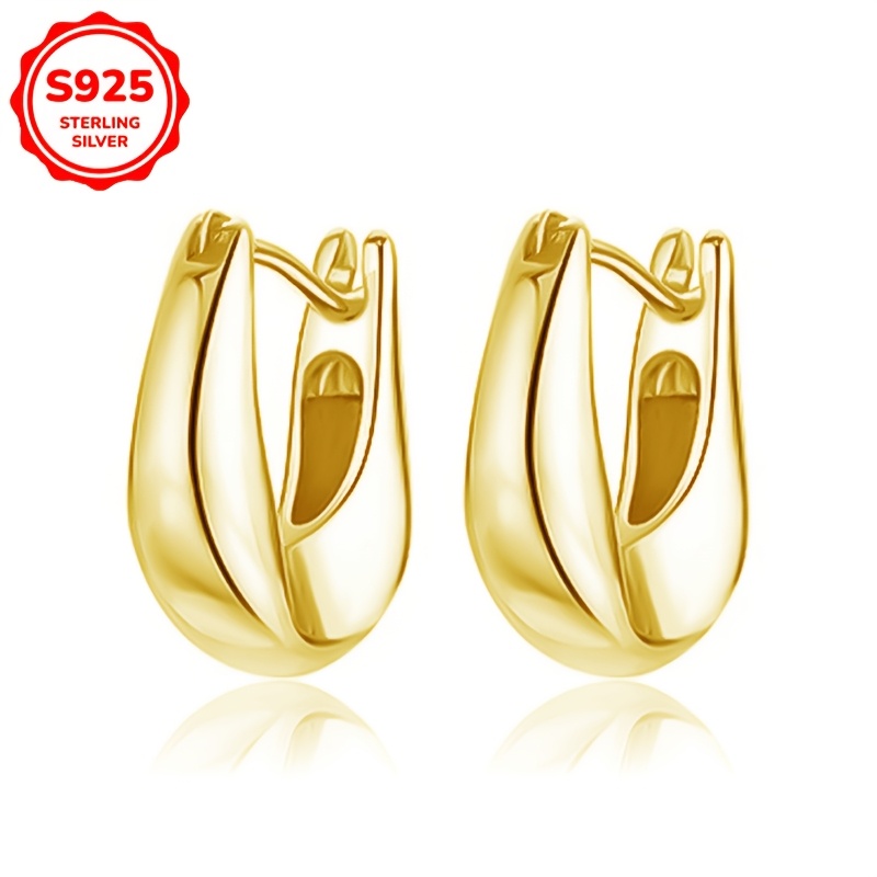 Stylish Circular Earrings Versatile U-Shaped Ear Clips