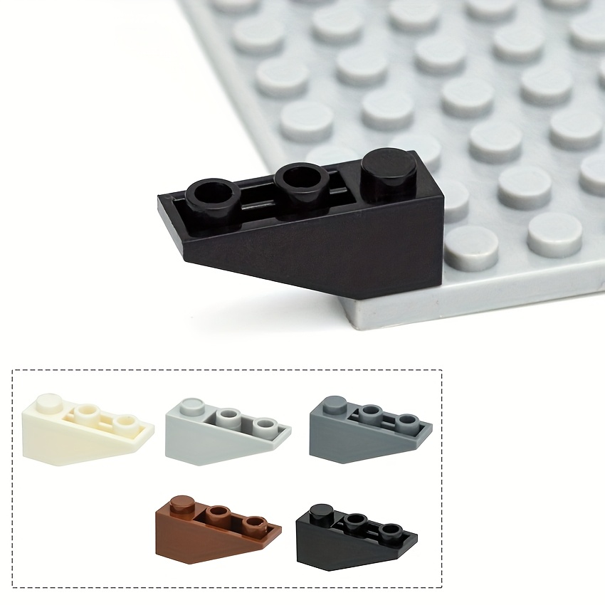 30pcs Building Blocks Roof Tile Inverted Slope Bricks