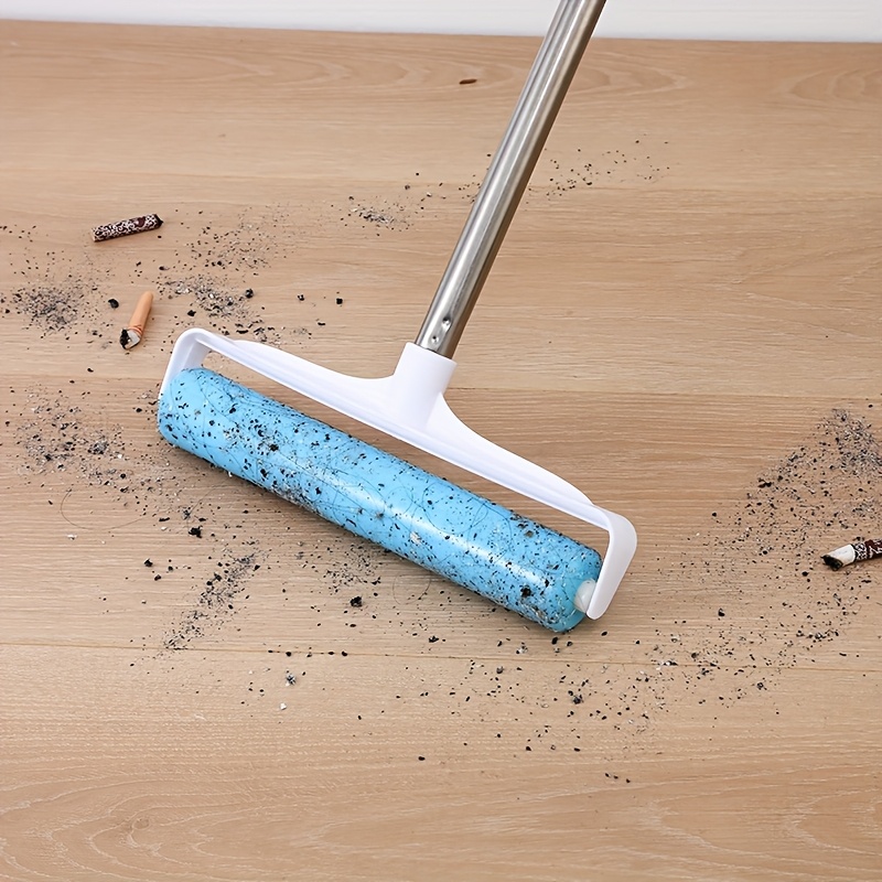 24cm wide reusable lint roller washable pet hair remover with durable plastic handle strong dust collection for home use   with colorful   household cleaning tool   design sturdy construction lint remover for clothes Product details 10