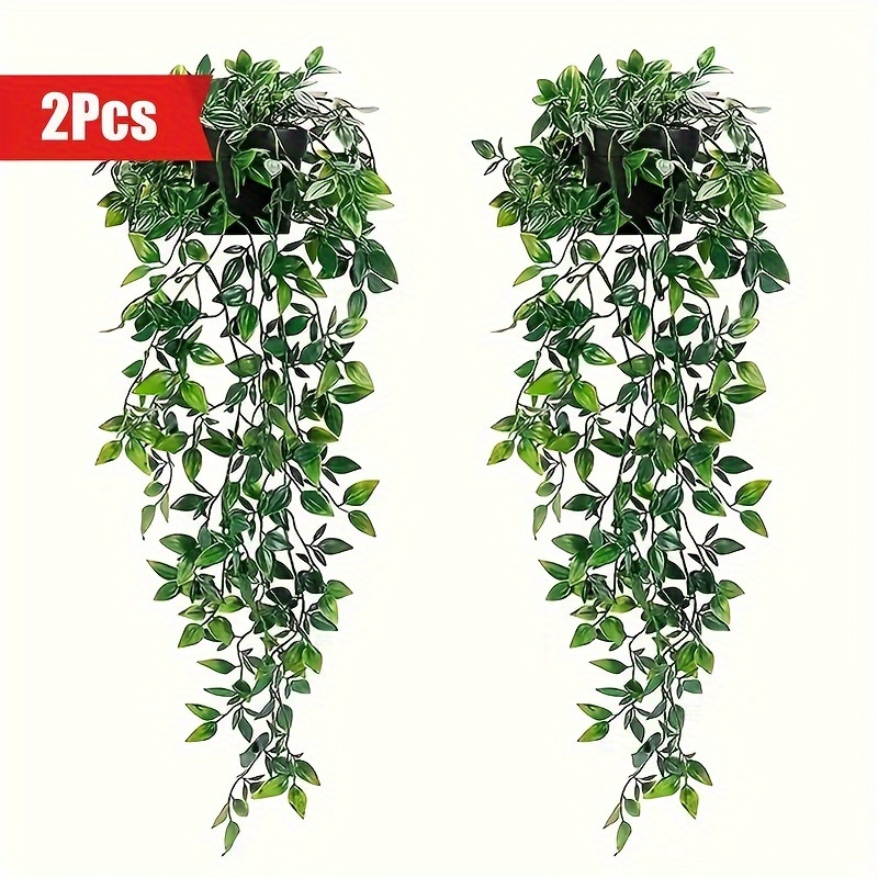 2 packs artificial hanging plants hanging plant - Temu United Arab Emirates