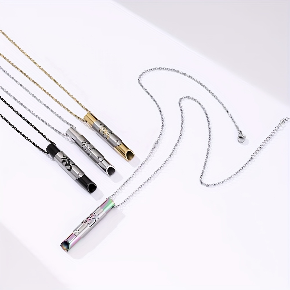 Mindfulness Deep Breathing Necklace, Unique Gift for All