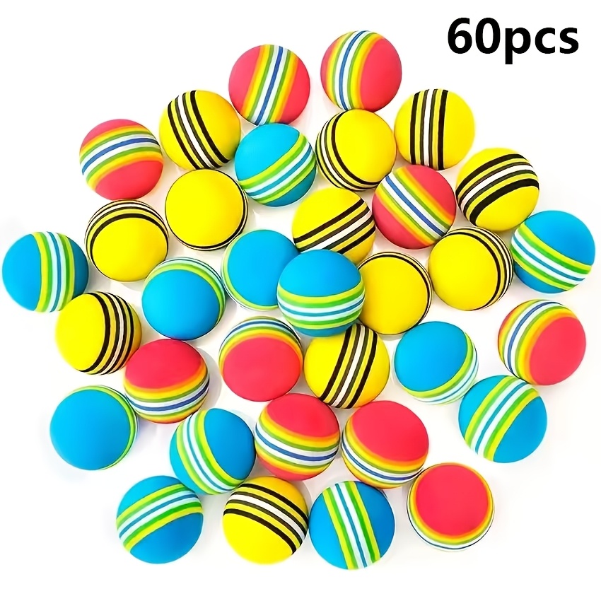 TEMU 80/60/100 Balles d'Entraînement de pour Swing en Intérieur, Balles de pour Débutant, Accessoires d'Entraînement Élastiques