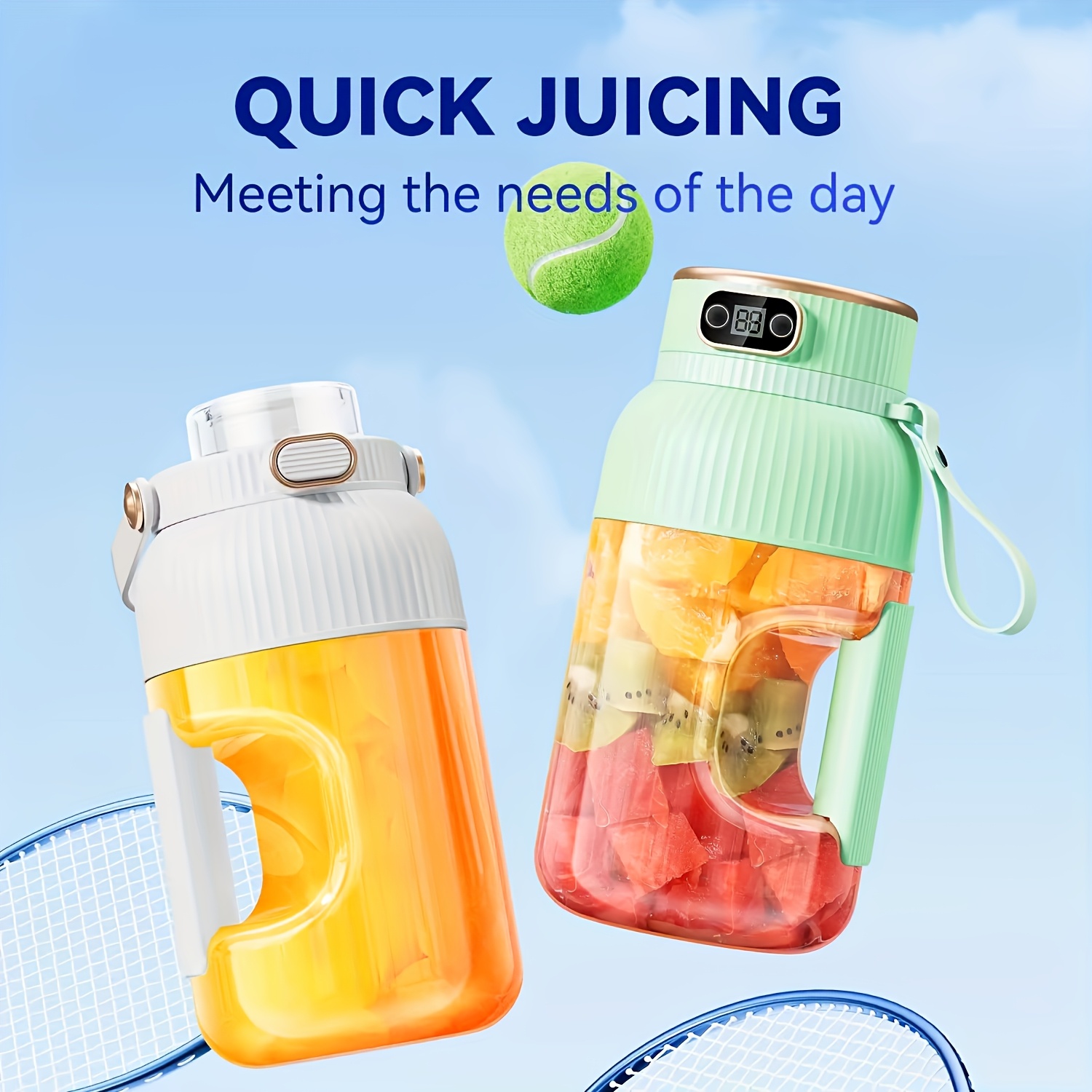 Fruit Juicer, Portable Multifunctional Drink Cup, Upgraded 10... product image 10
