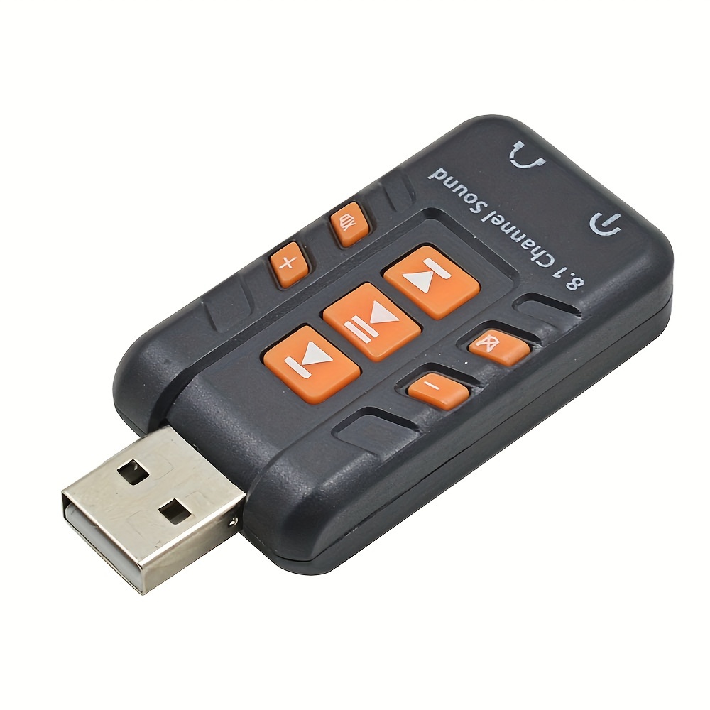 Tarjeta de sonido de audio USB 5.1, tarjeta de sonido de 6 canales,  adaptador de salida de audio SPDIF óptico externo USB para PC/portátil