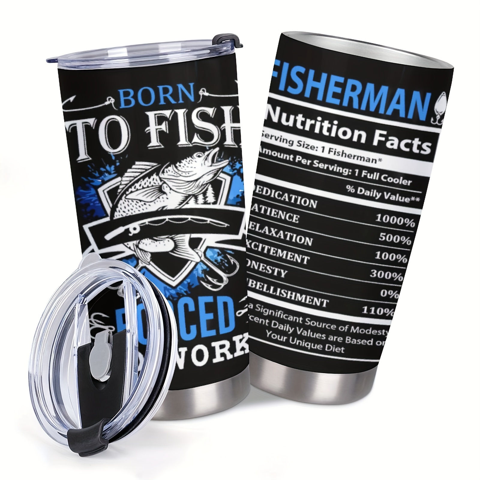 1pc Fishing Gifts For Men, Unique Fishing Gifts For Dad, Grandpa, Boys,  Fisherman, Fishing Gift, Birthday Gift For Mens Who Love To Fish, Tumbler  20oz