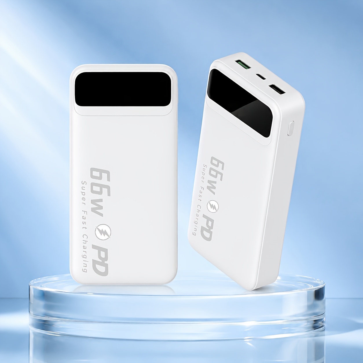 A Must-have For Summer 2026! This 50000mah Power Bank Is A Popular . It Features An Led Display And Is Suitable For Camping And Car Interior Decoration. Ships From Local Warehouse.