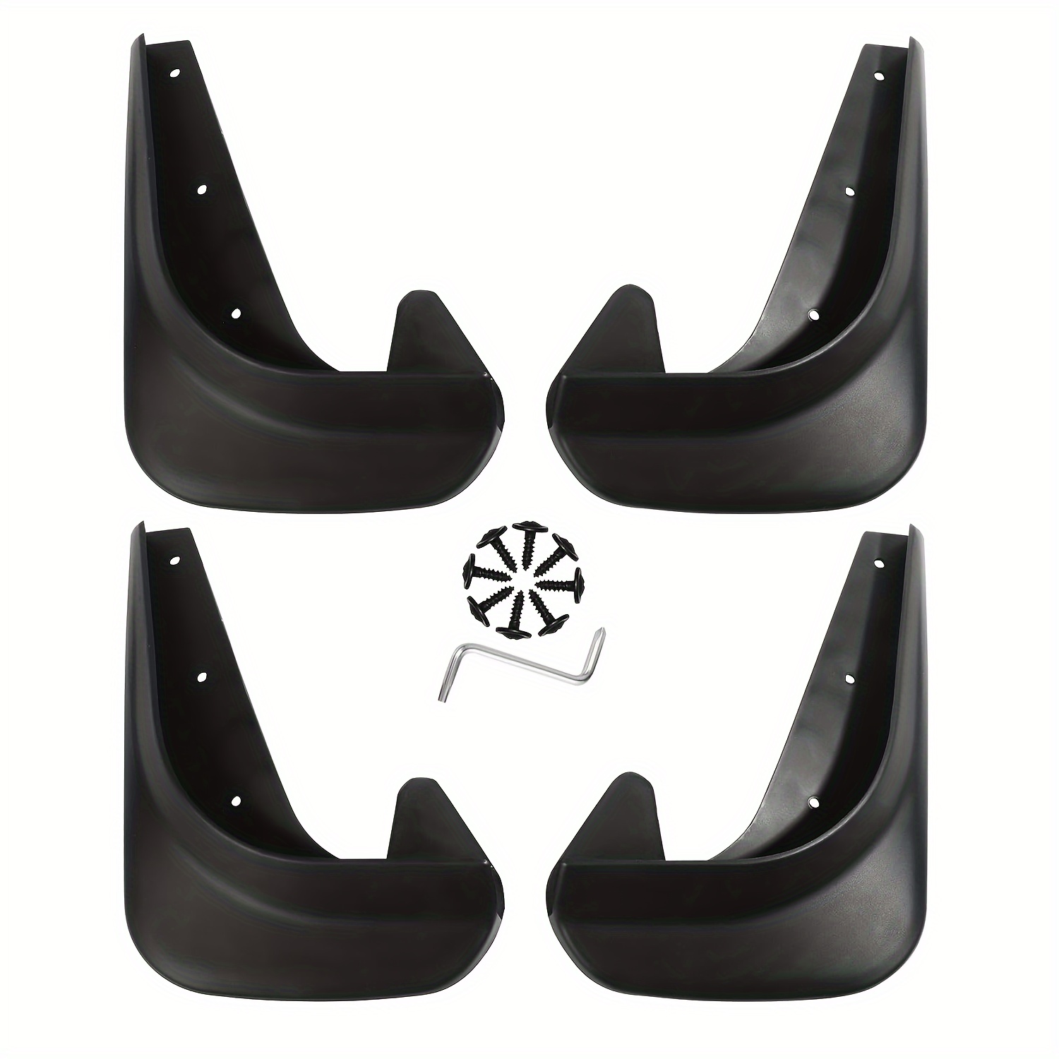 

Car Mud , 4pcs Universal Mudflaps Guards Automotive Fender Mudguards Rear For Car Suv Van Truck