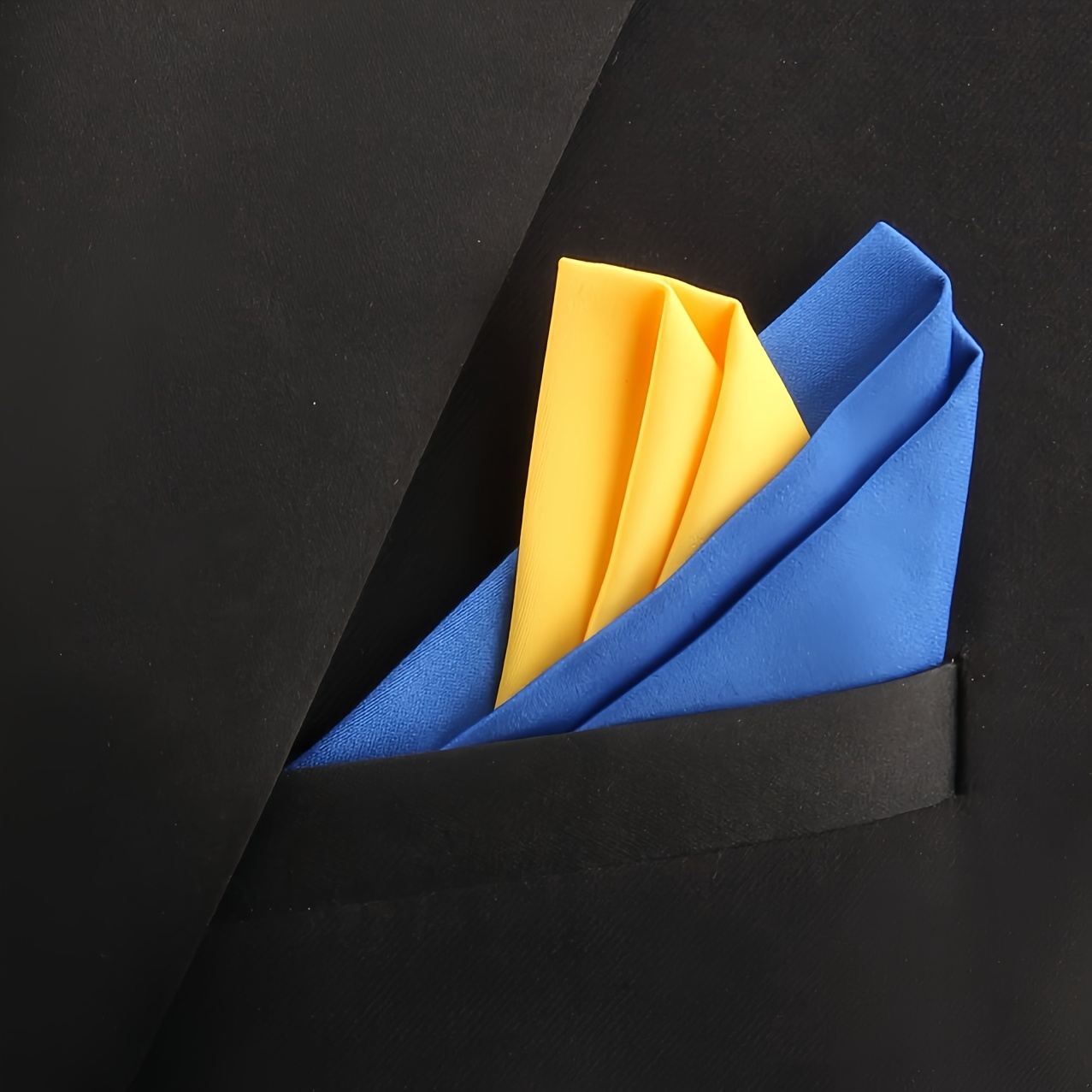 Men's Pre-formed No-Fold Pocket Square