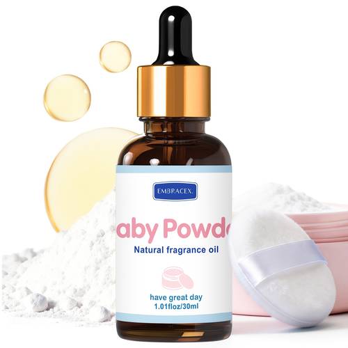 30ml baby powder scented essential oil alcohol free suitable for diffusers humidifiers candle making long lasting fragrance home decor multi purpose essential oil holiday gift warm scent car air freshener