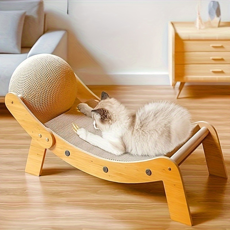 

Cat Scratching Board Sword Hemp Cat Nest, Integrated Lying Chair Cat Claw Board, Scratch-resistant Cat Scratch Nest, Cat Grinding Claw Artifact