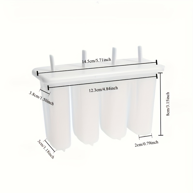 1pc 4-in-1 Reusable Molds - Suitable For Making, Perfect For Homemade Summer