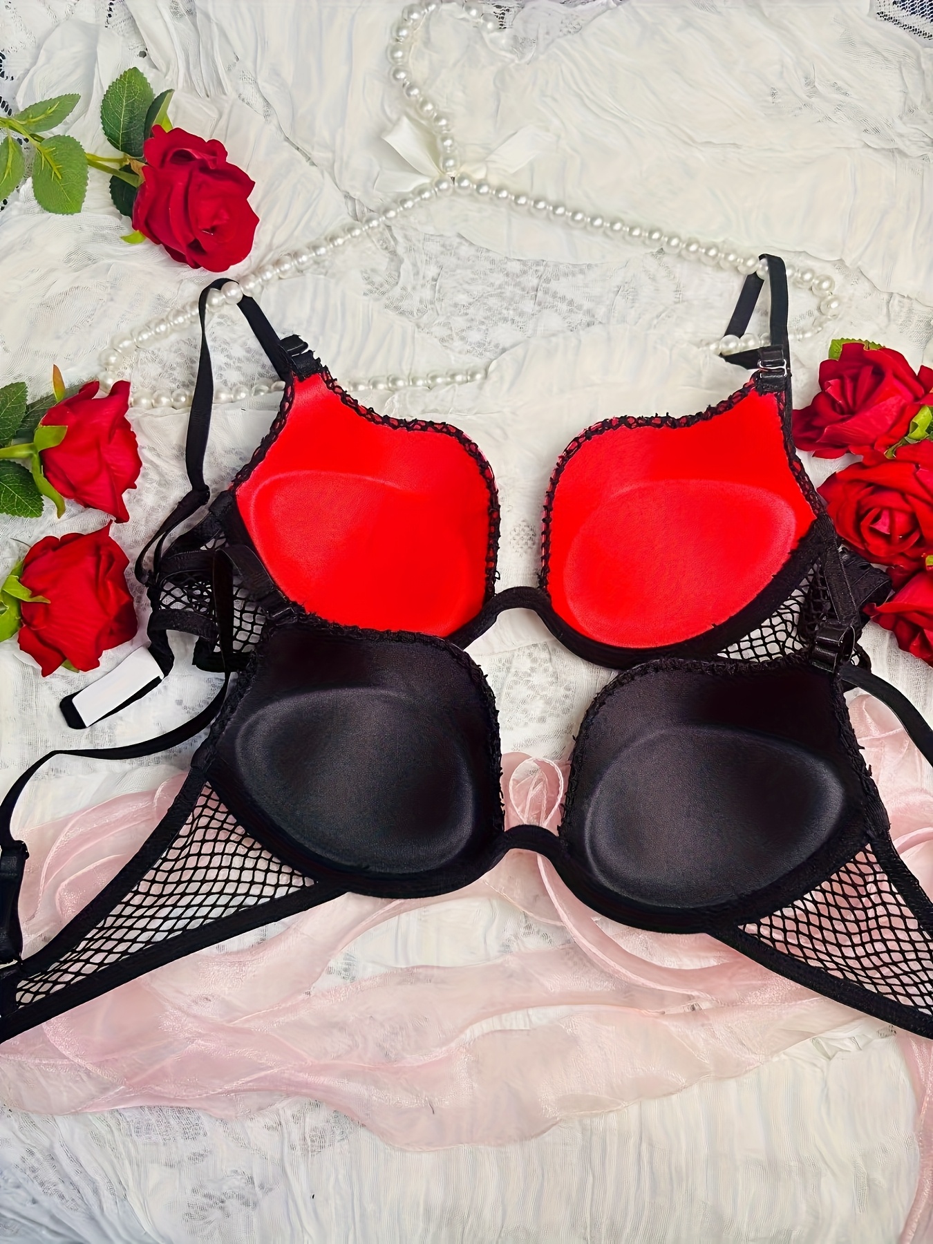 2pcs set womens bras mesh design comfortable backless
