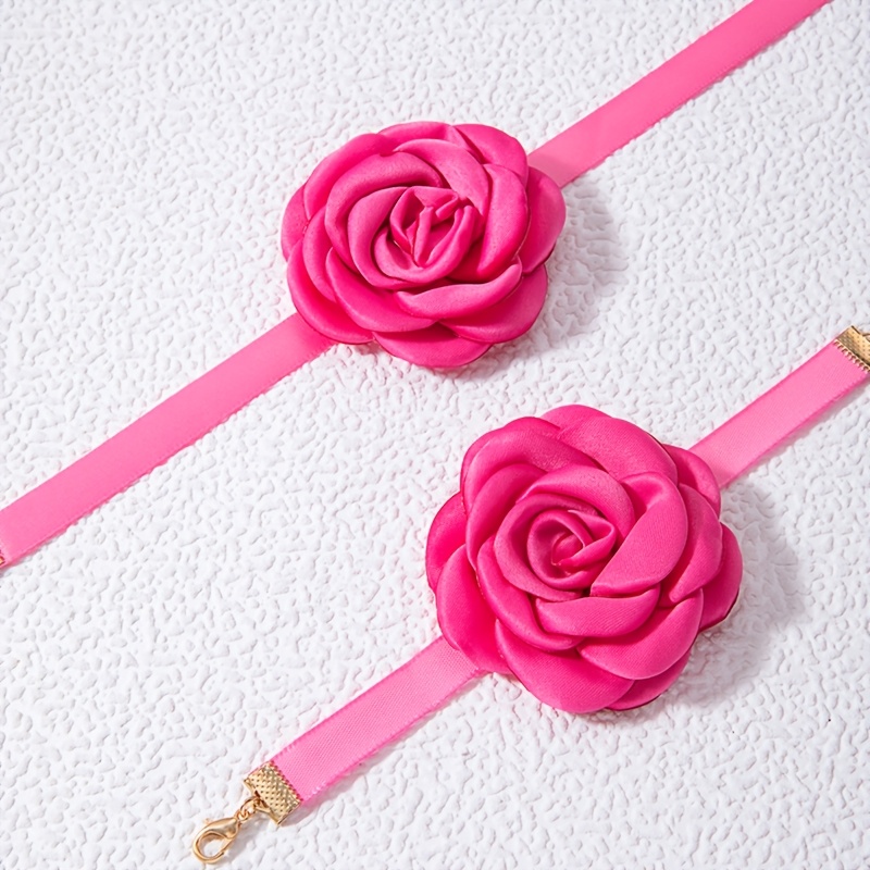 Polyester Floral Jewelry Set for Party Banquet Friends