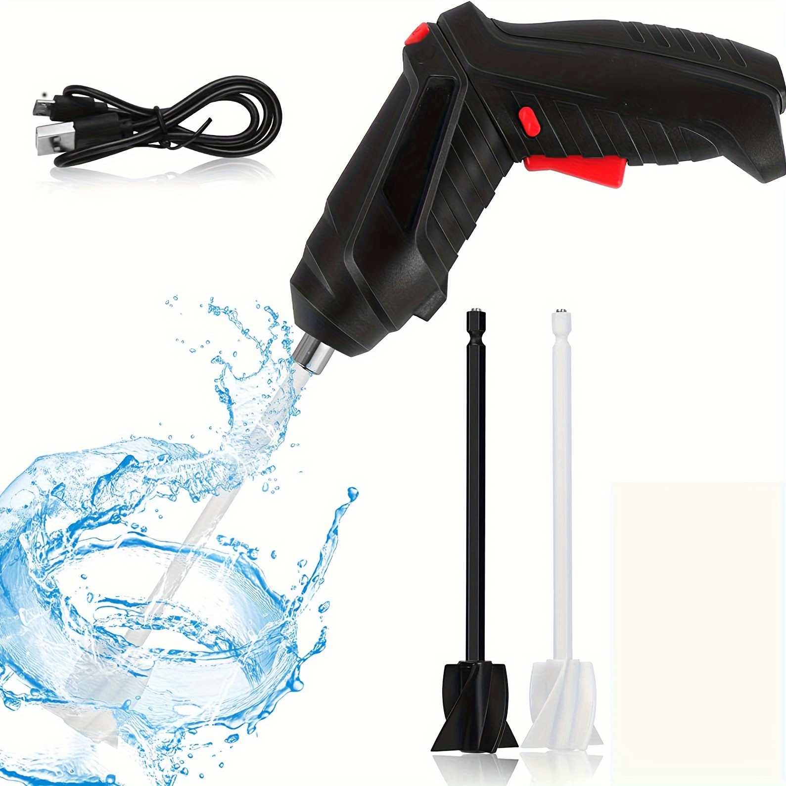Resin Mixer Electric For Epoxy Handheld Battery Epoxy Mixer For