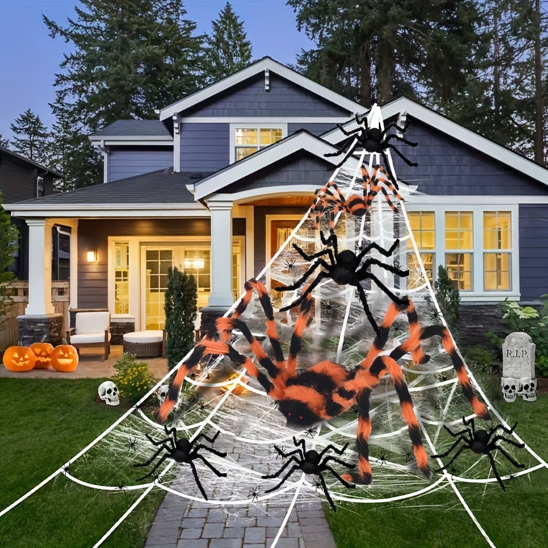 3 stck riesige knstliche spinnen halloween gruselig haarig - Temu Germany