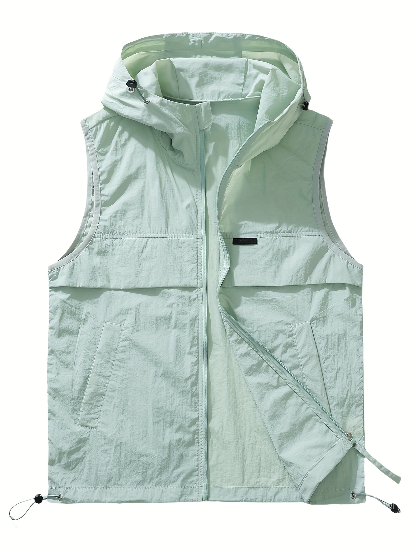 men's lightweight quick dry hooded vest jacket sleeveless - Temu