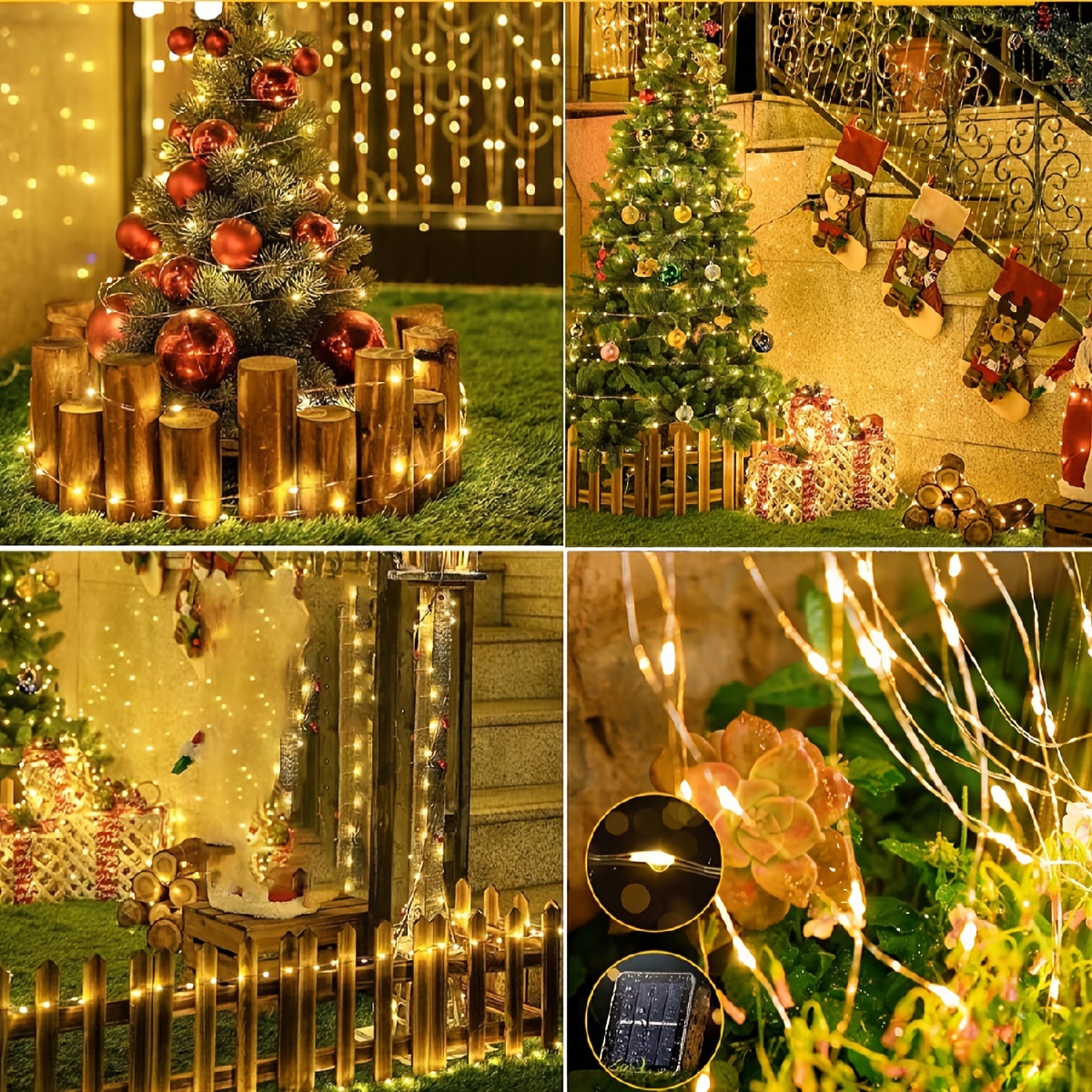 Solar Copper Wire String Lights - Fairy String Lights