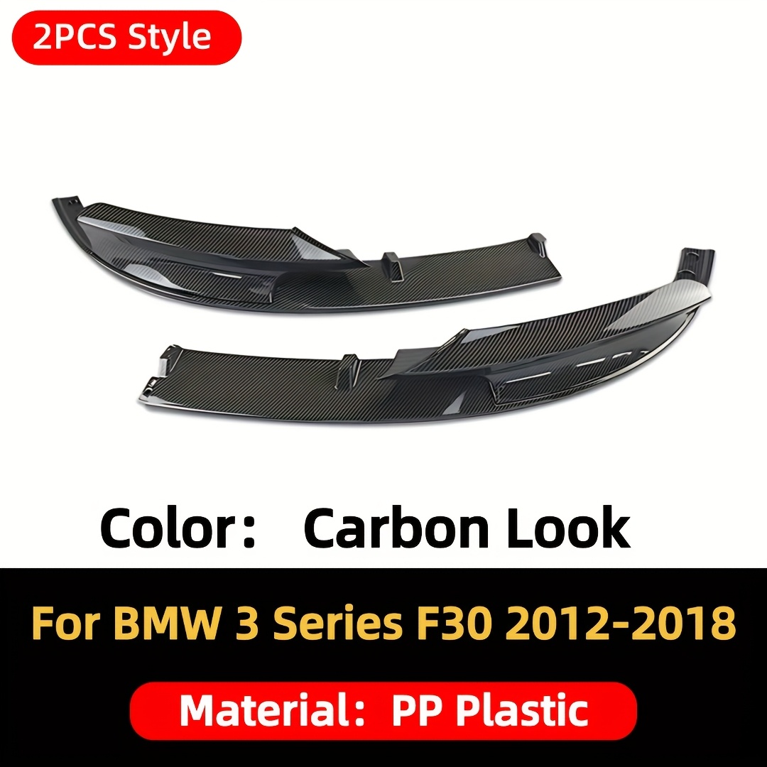 TEMU Front Bumper Protector Lip Chin Splitter Air Dam Decoration Tuning Additions For F30 F31 335i 328i 340i 320d 330d 2012-2018
