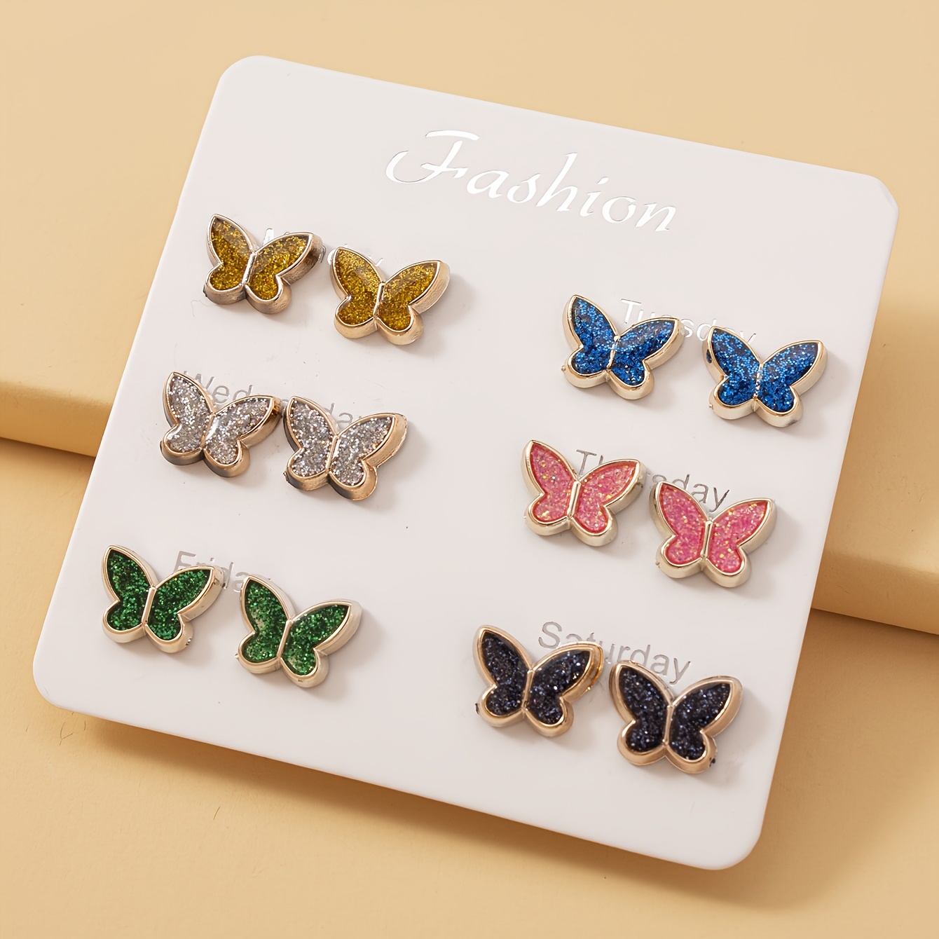 Image of A 12pcs Set Of Stylish, Cute, And Simple Women's Jewelry, Suitable For Daily Wear And Holiday Occasions, Multi-piece Gift Set, Vacation Stud Earrings Set