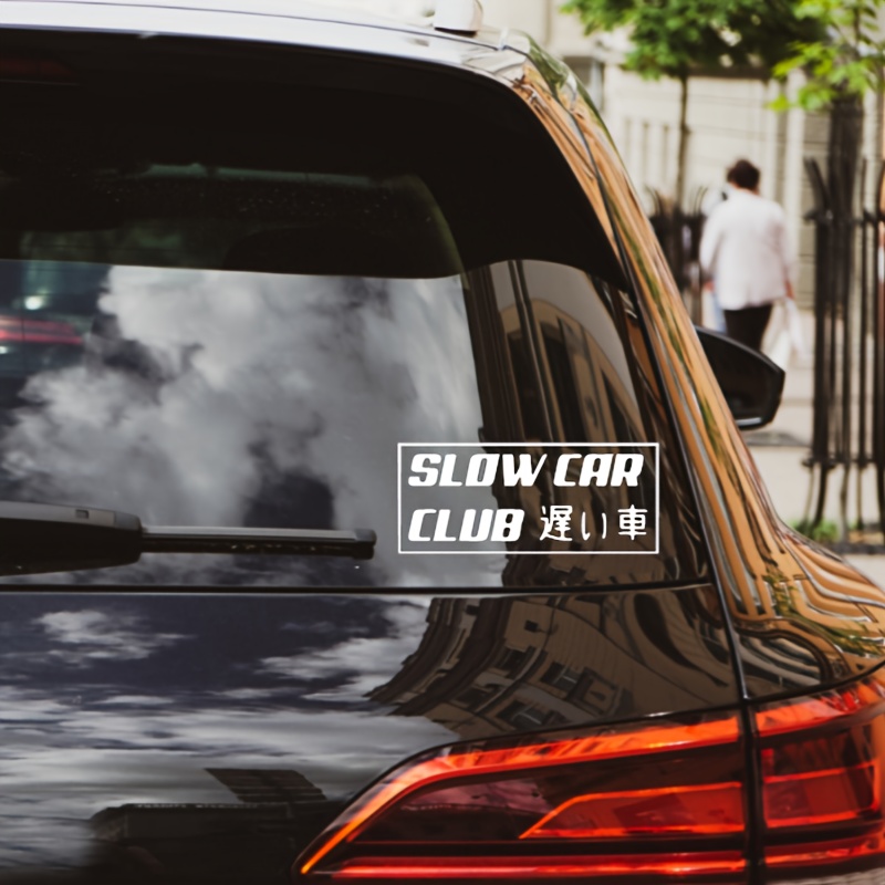 Slow Car Sticker Temu