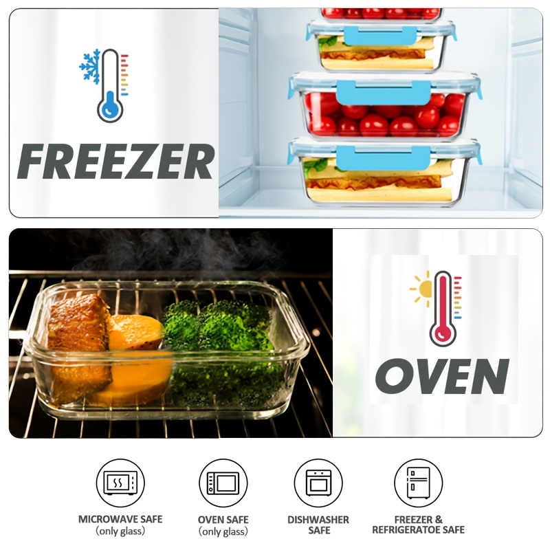 24pcs 12 glass bowls 12 lids glass food storage containers reusable coffee capsule storage boxes food storage bento boxes for refrigerators dishwashers   and camping kitchen gifts Product details 1