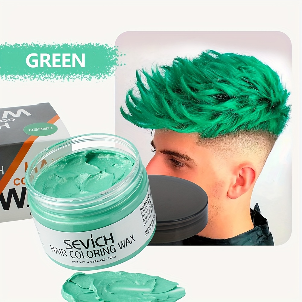 Temporäres Haarfarbe Wachs – 120g In Rot, Wasserlöslich Für Cosplay & Halloween