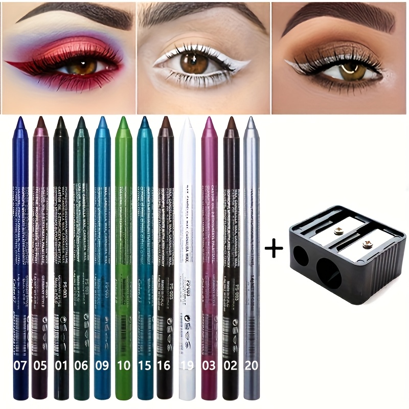 12 Farben Matt Eyeliner Set – Wasserfester, Langlebiger Lidstrich Für Party, Alltag & Kreatives Make-up