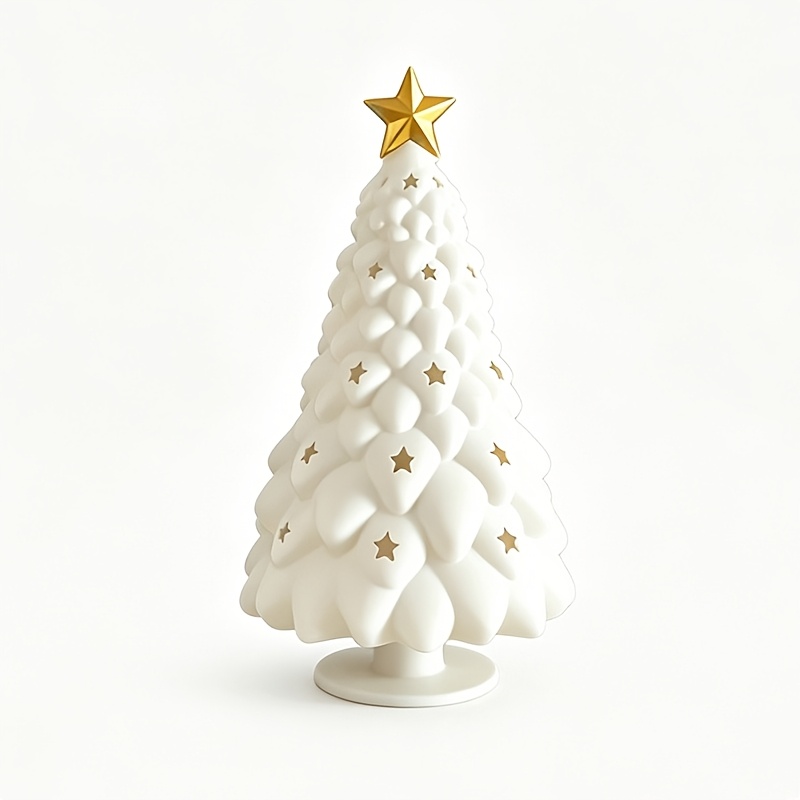 TEMU 1pc Ornement de table à thé Arbre de Noël, Décoration de maison pour de Noël, Embellissement pour bureau intérieur et aménagement de , Cadeau de
