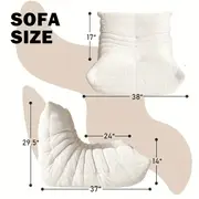home sofa lazy sofa compressed sponge sofa details 10