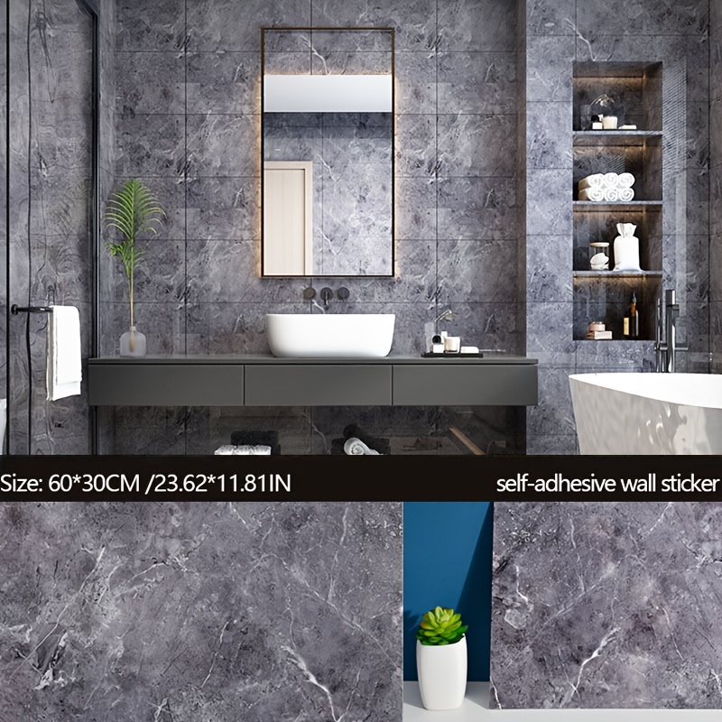 40pcs self wall stickers wall panels glossy removable wall stickers tile wallpaper oil proof stickers kitchen waterproof and oil proof heat resistant stickers suitable for kitchen bathroom wall renovation stickers details 5