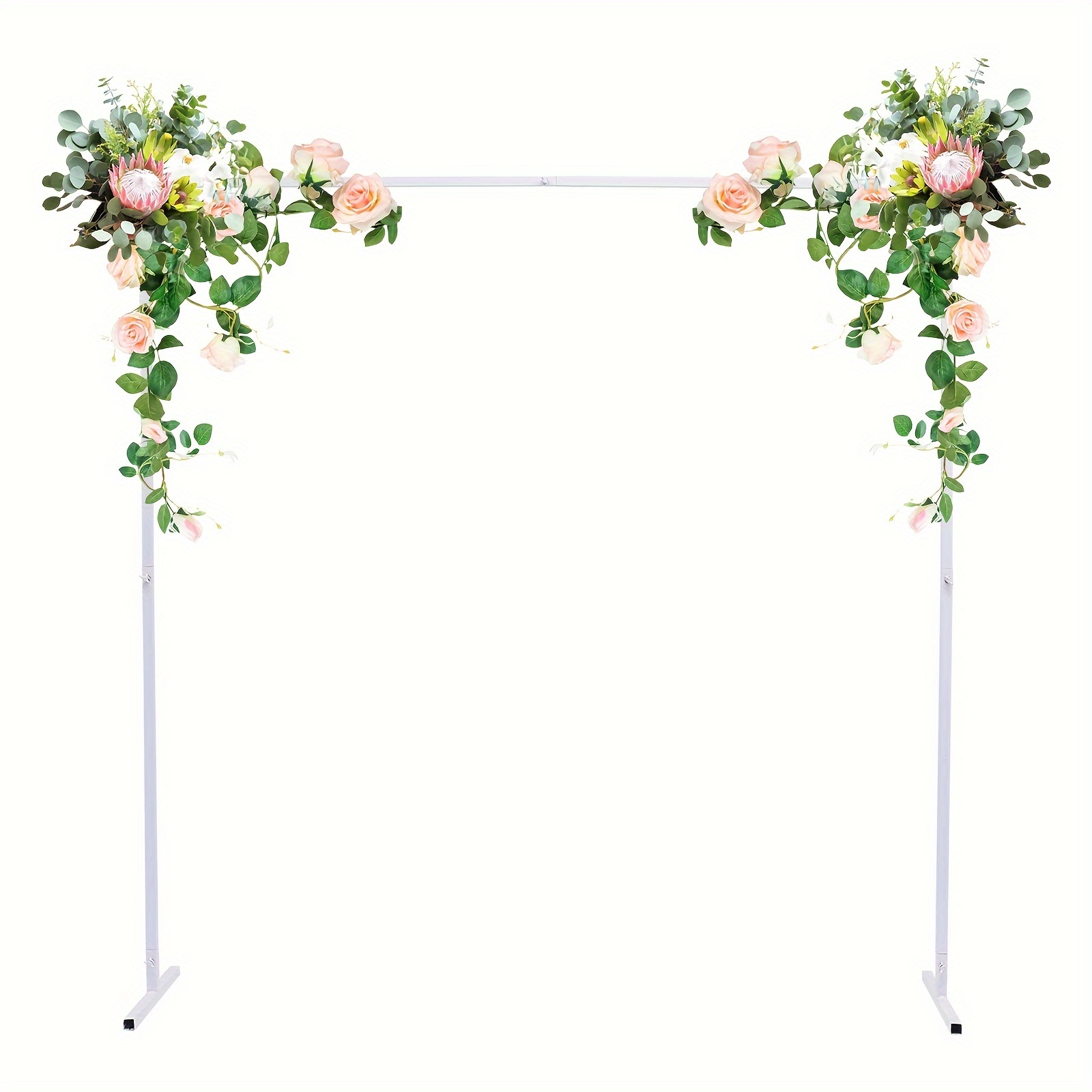 

1pc, Square Wedding Arch - Easy Assembly Metal Arbor For Elegant Events Garden Ceremonies Party Decor Supplies Wedding Supplies