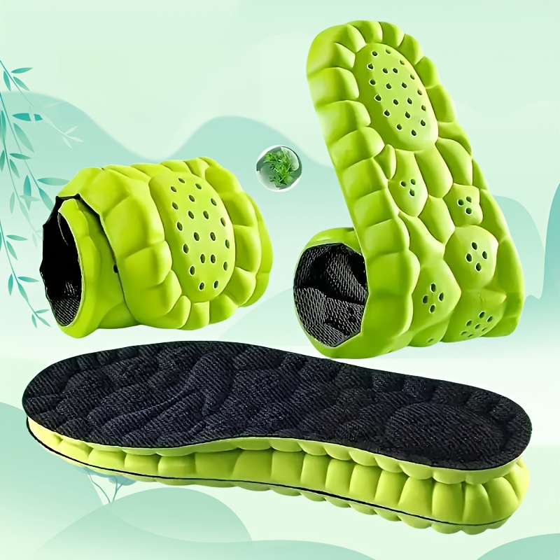 

2pcs Breathable Memory Foam Insoles - , Non-braided, , Lightweight & Soft For Foot Support, Comfort, Day