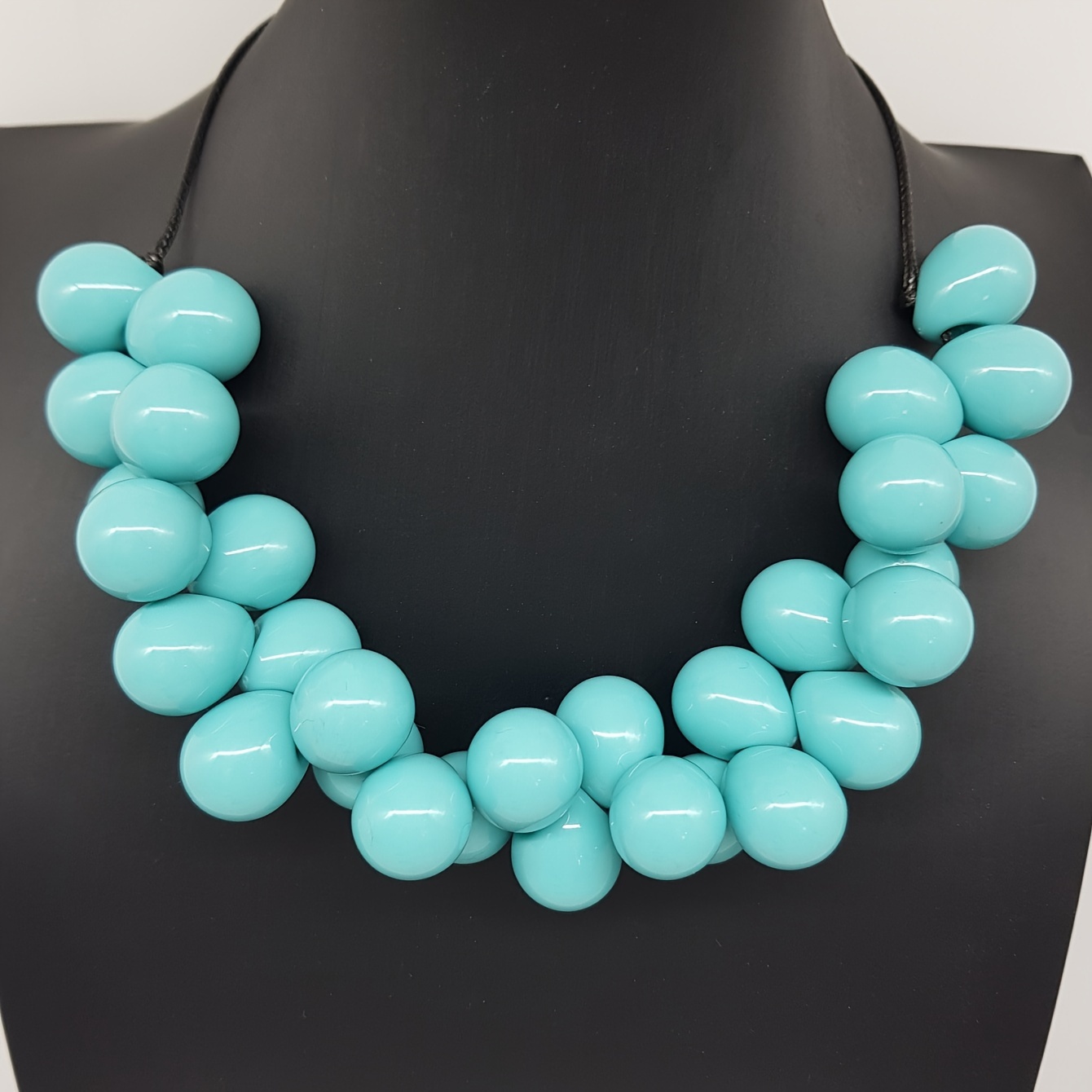 Bohemian Acrylic Beaded Necklace Clavicle Chain