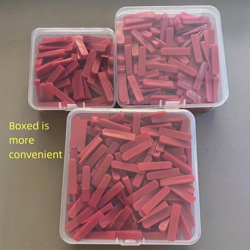 

Red 100pcs, 200pcs, 400pcs Tile Spacers - Plastic Flooring Accessories