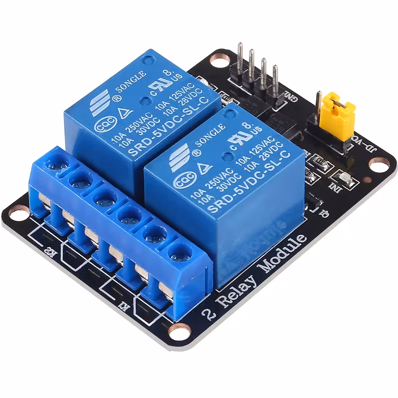 2 יחידות 5v 2-ערוצים מודול לוגיקת ממסר שחור עם אופטו-קאופלר לוח הרחבה טריגר רמה נמוכה תואם ל-8051, avr, pic, dsp, arm, , לוגיקה ttl וכו פרטי מוצר 1