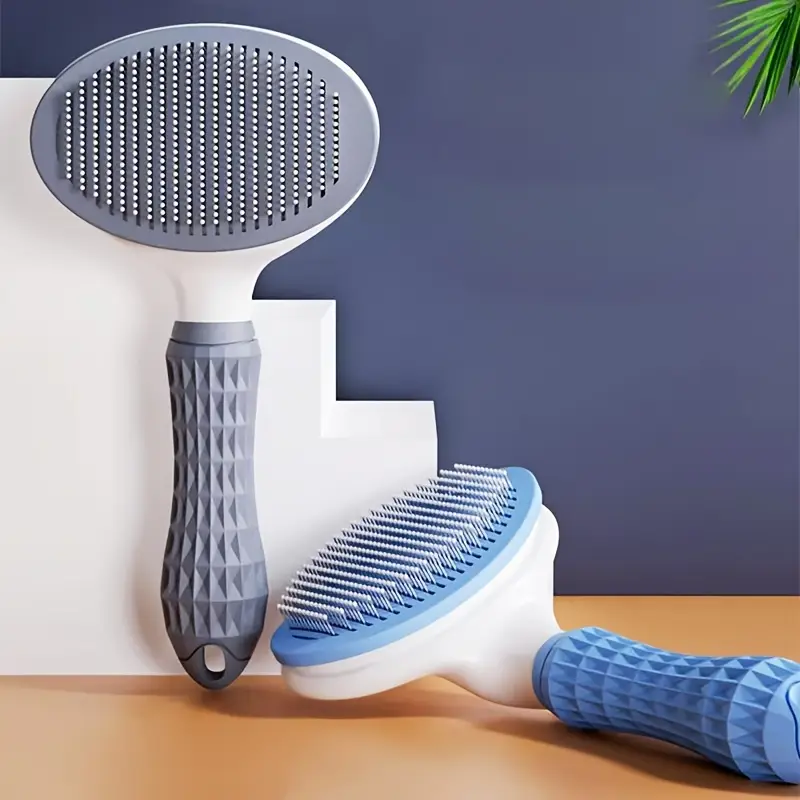 1 2pcs pet grooming brushes ideal for like teddy and large sized breeds tool for removing loose fur details 0