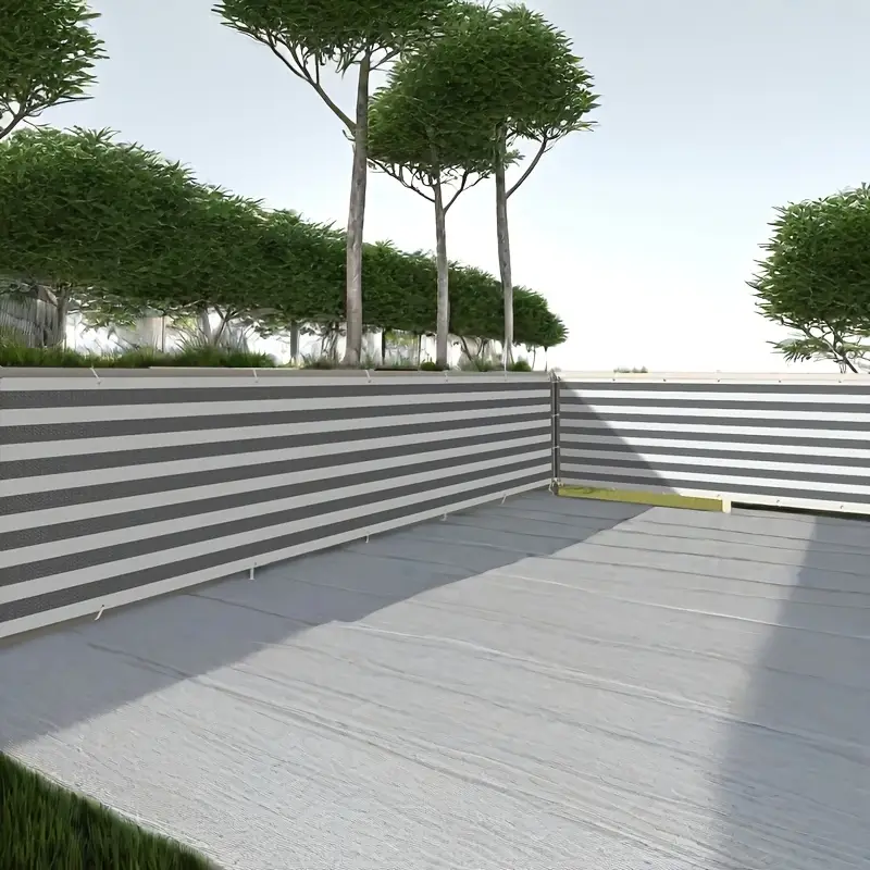 6 x 50 privacy screen outdoor backyard sunshade windshield fence privacy fence screen outdoor windscreen covered privacy screen suitable for backyard zip tie included details 7