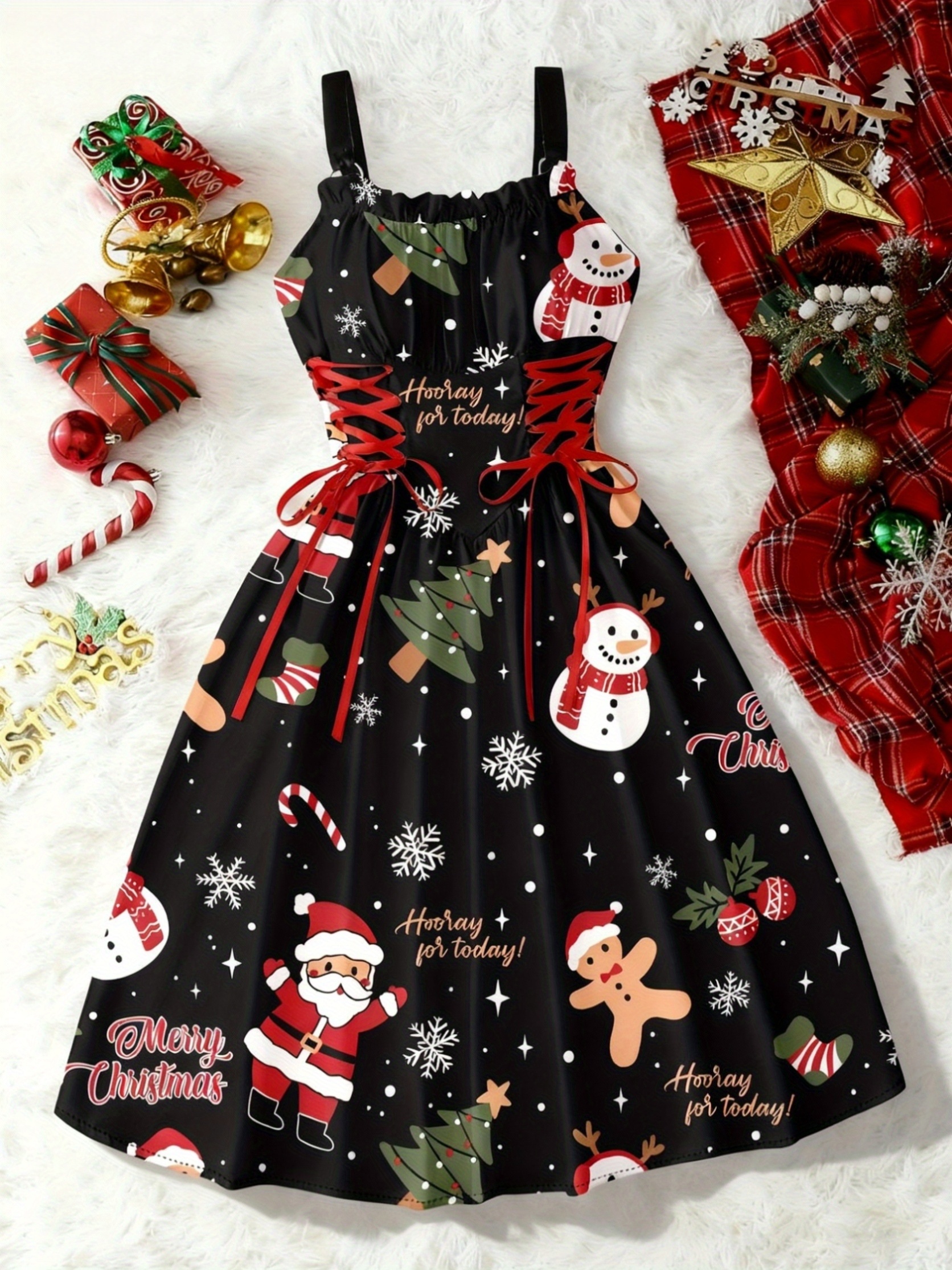 christmas dresses women sold on Temu United States