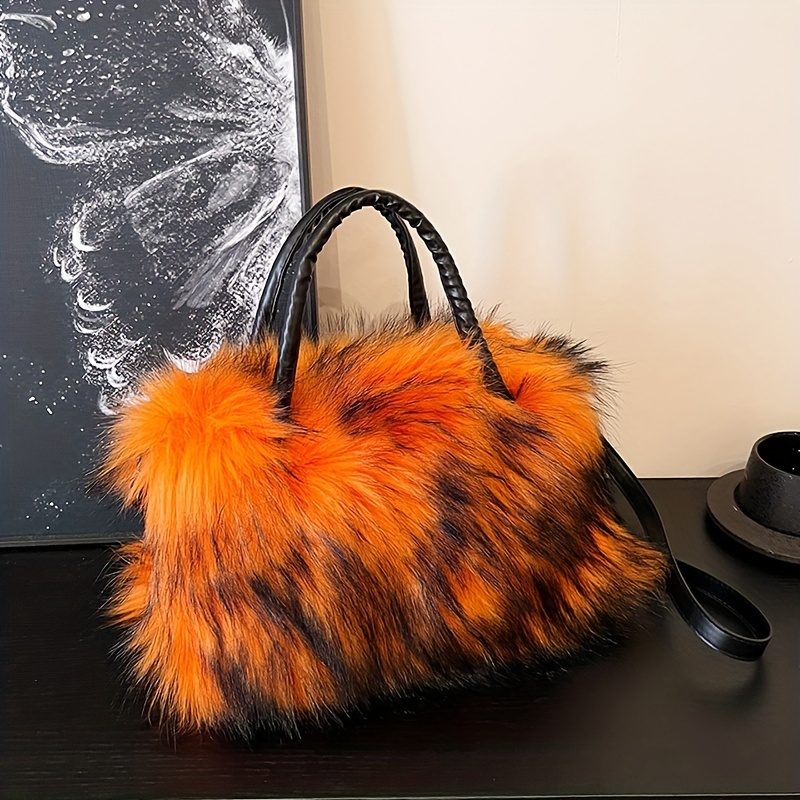 Unisa Faux Fur Tote Bag - Womens Bags: O&C Butcher