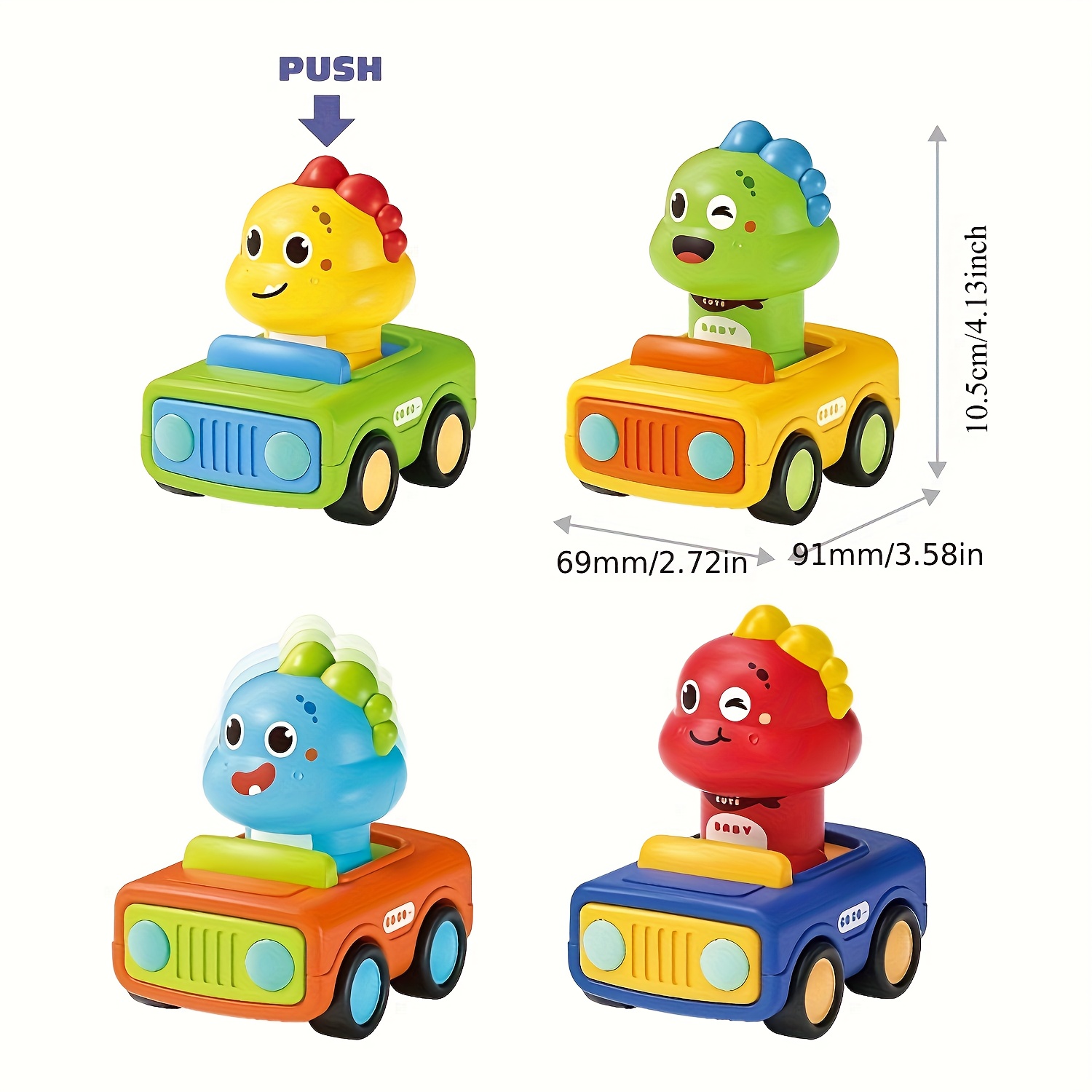 Animal Car-Shaped Interactive Competition Toy
