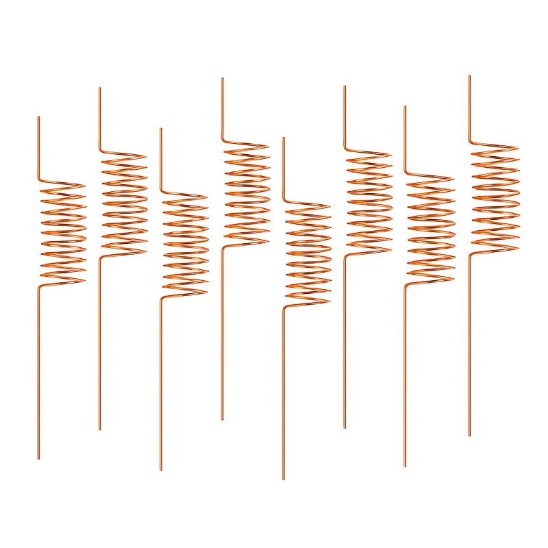 Image of Electroculture Plant Stakes, Soft Copper Wire Long Stakes Pure Gardening For Gardening Growing Plants And Vegetables (4/8 Pack)