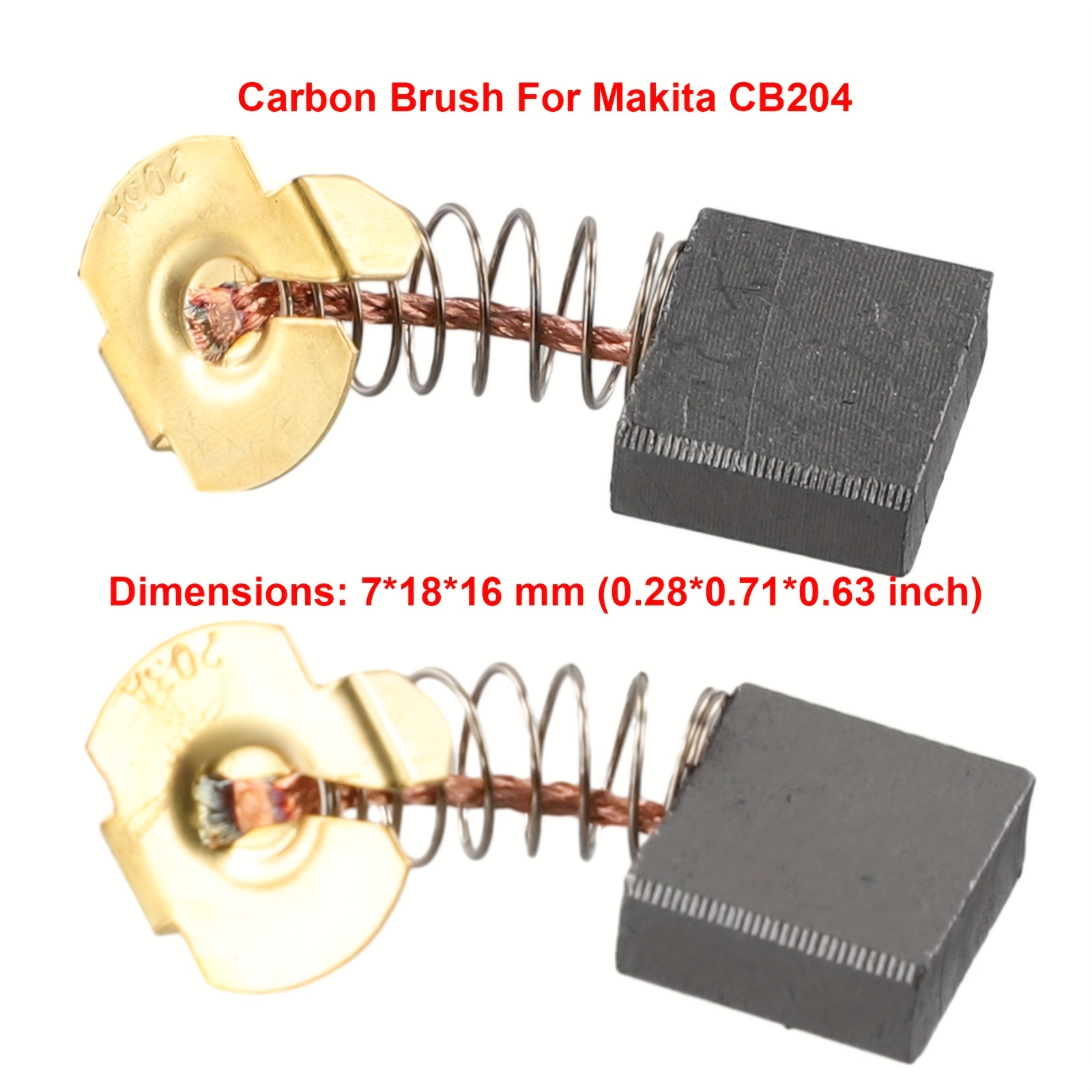 2pcs carbon brushes electric motor ga9050 ga9067 9069 Temu