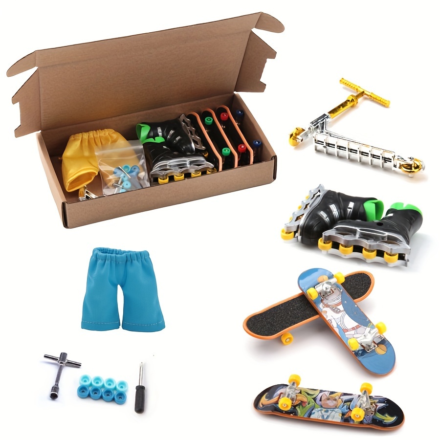 

Skateboard & Scooter Set - Double Rocker Design For Beginners, Unique Toy Gift, Assorted Colors